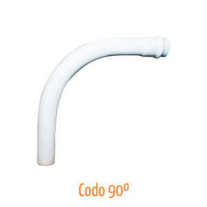 Codo gran radio 90°