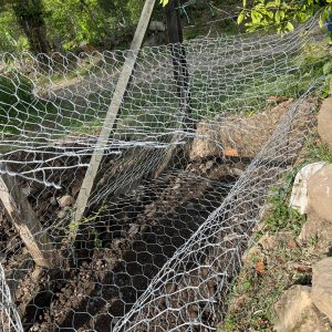 Armado de gaviones en obra