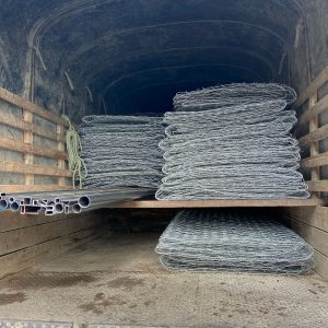 Transporte de gaviones