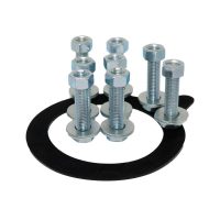 Empaques bridados y tornillos